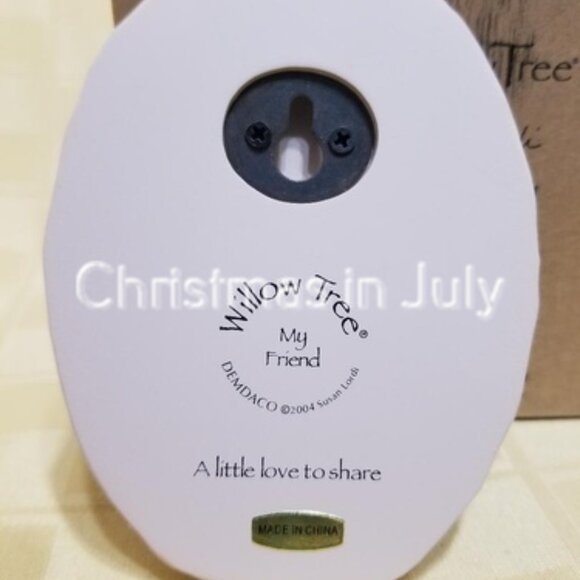 Willow Tree Susan Lordi My Friend Plaque Puppy Dog #26515 with box - Picture 3 of 3